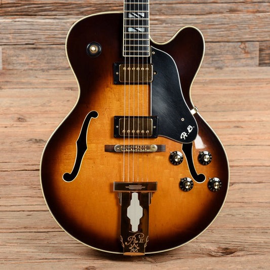 Aria Pro II PE-175 Herb Ellis Sunburst Electric Guitars / Hollow Body