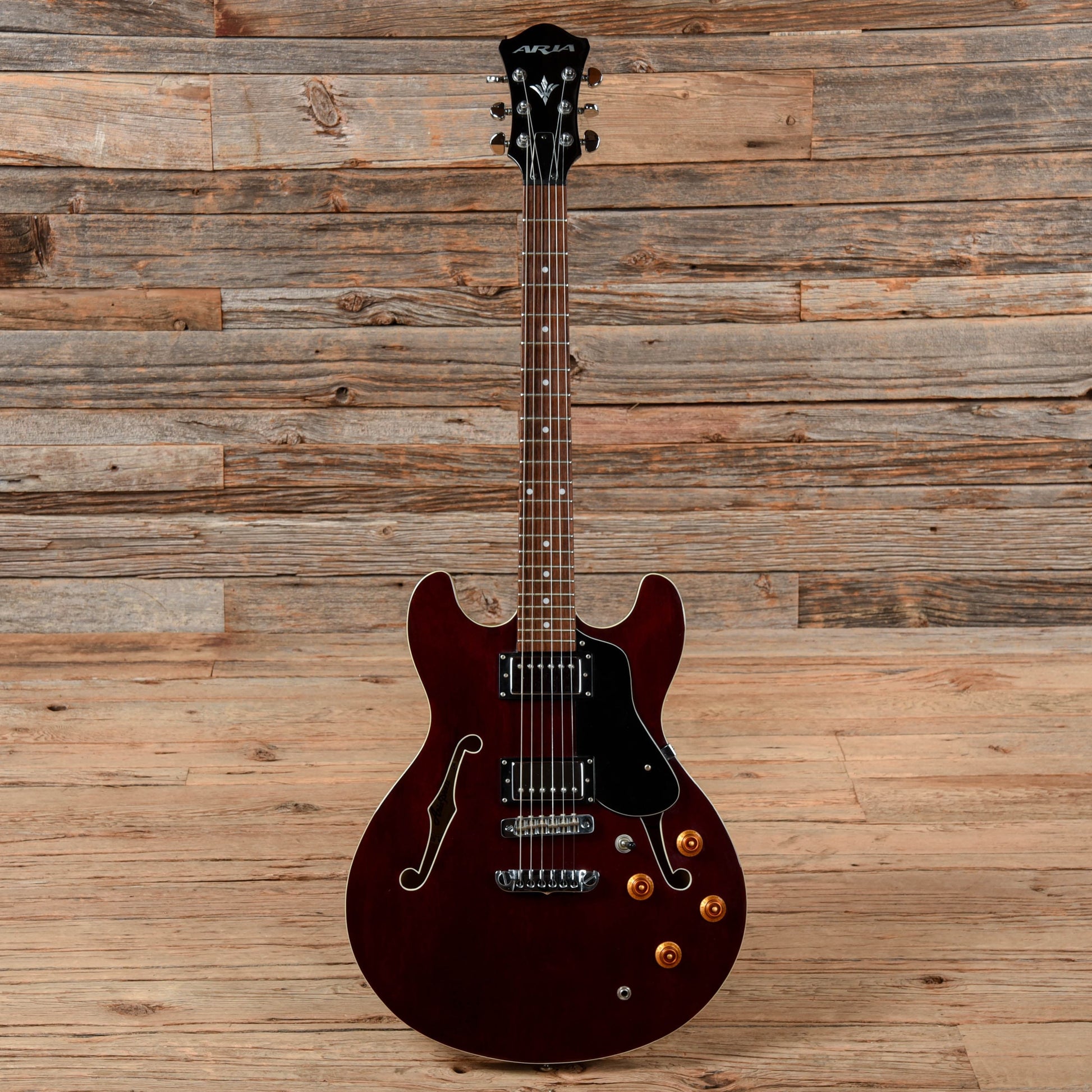 Aria Pro II TA65 Wine Red Electric Guitars / Semi-Hollow