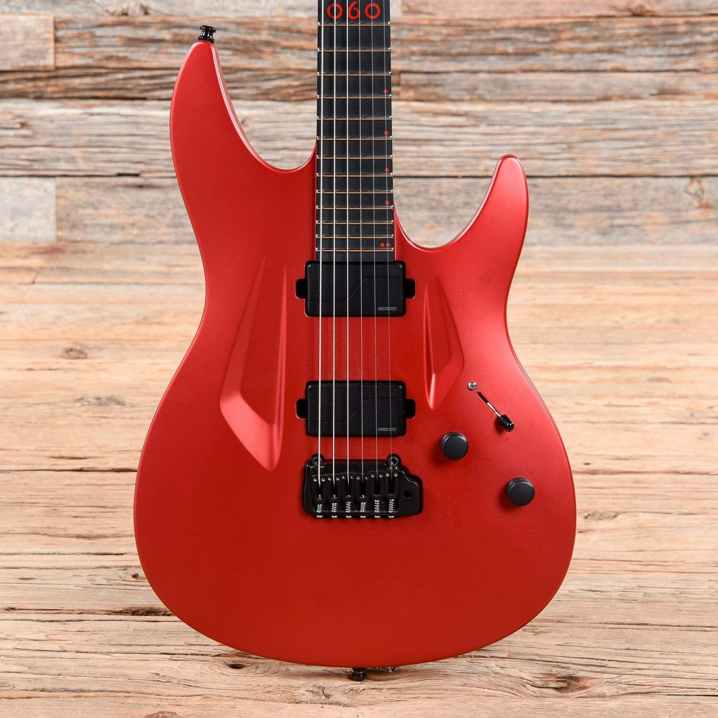 Aristides 060 Red Metallic Satin 2016 Electric Guitars / Solid Body