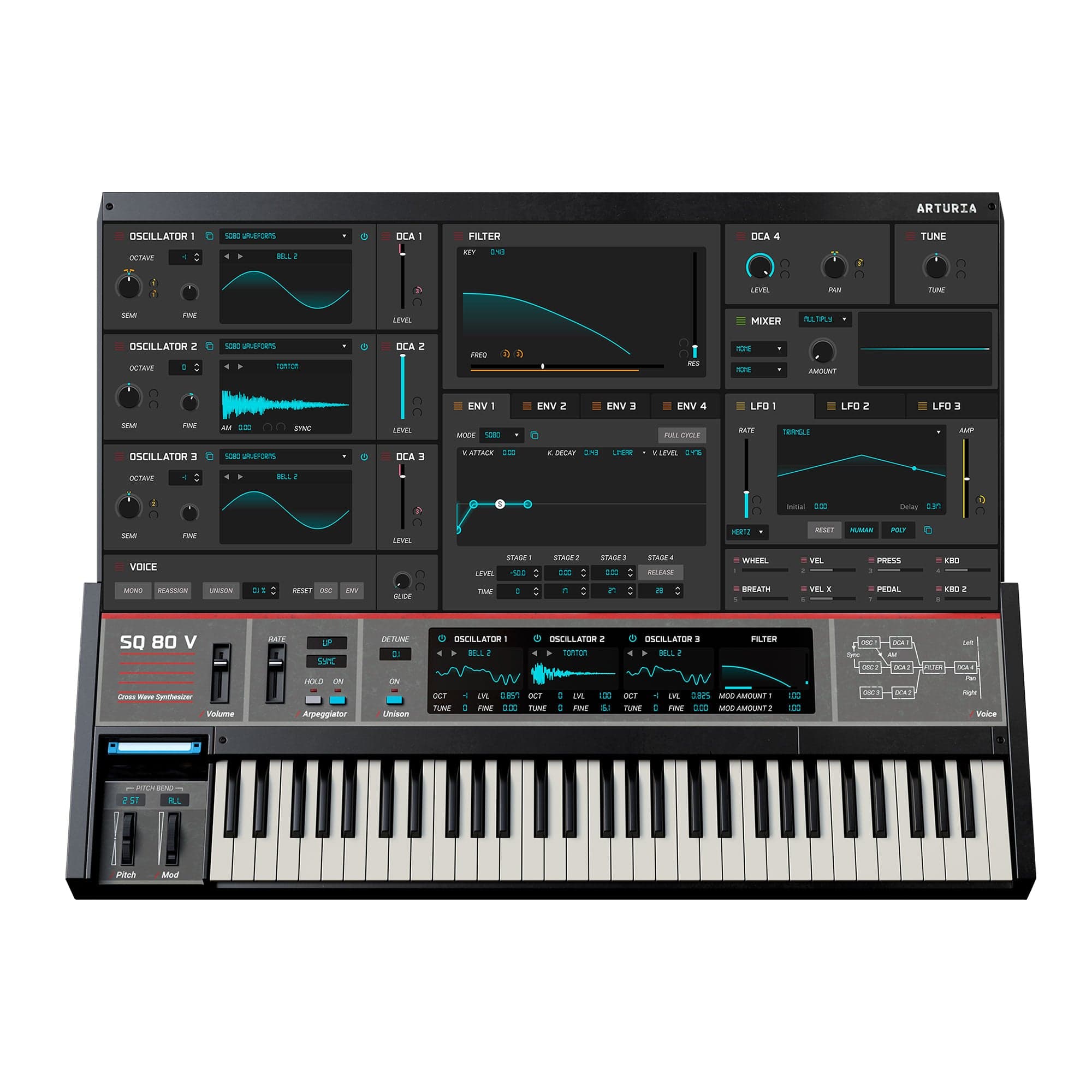 Arturia SQ80 V Software Synthesizer Download