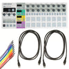 Arturia Beatstep Pro Controller w/8 Pack 1.5' Unbalanced Patch Cables and 2 6' MIDI Cables Bundle DJ and Lighting Gear / DJ Controllers