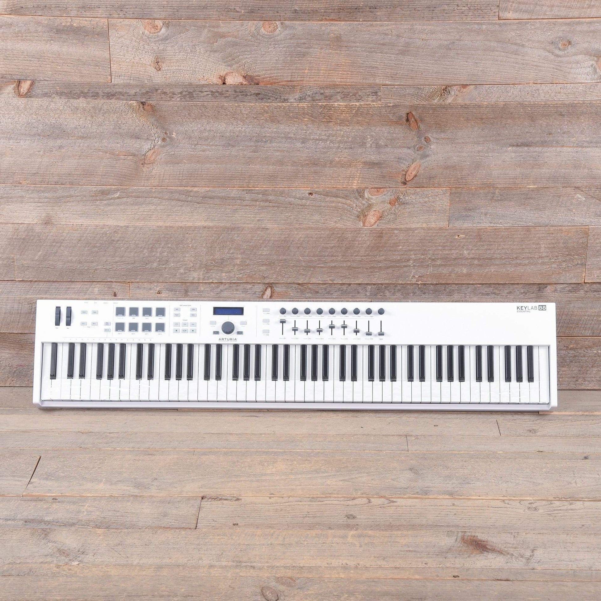 arturia keylab 88 sustain pedal Arturia KeyLab 88 Essential 88-Key MIDI Controller – Chicago Music Exchange
