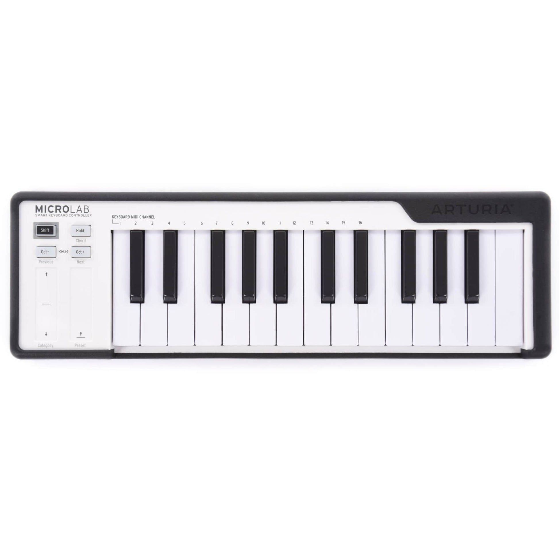 Arturia MicroLab Black Portable 25-Key USB Controller Keyboards and Synths / Controllers