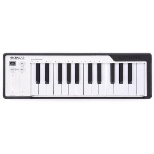 Arturia MicroLab Black Portable 25-Key USB Controller Keyboards and Synths / Controllers
