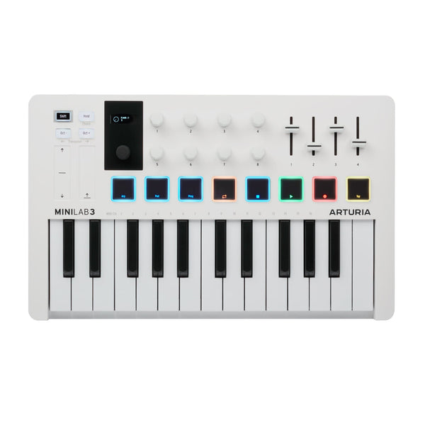 ARTURIA MINILAB 3 MIDIキーボード Arturia MiniLAB 3 MIDI Keyboard & Pad Controller – Chicago Music