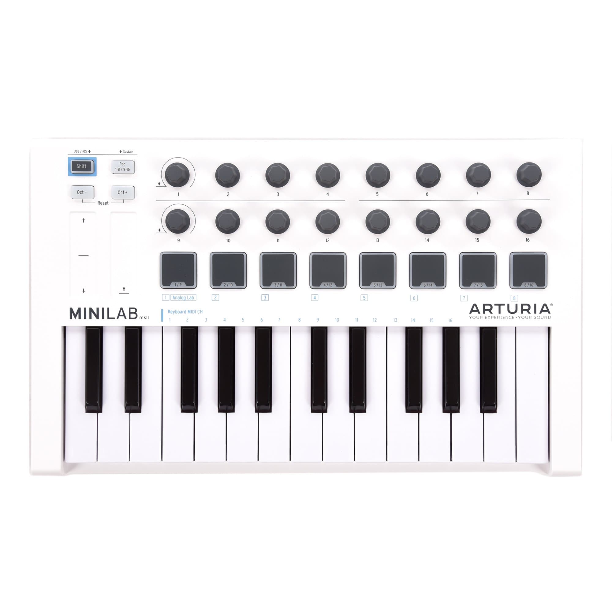 Arturia MiniLab MIDIコントローラー Amazon.com: Arturia MiniLab 3 MIDI Keyboard Controller