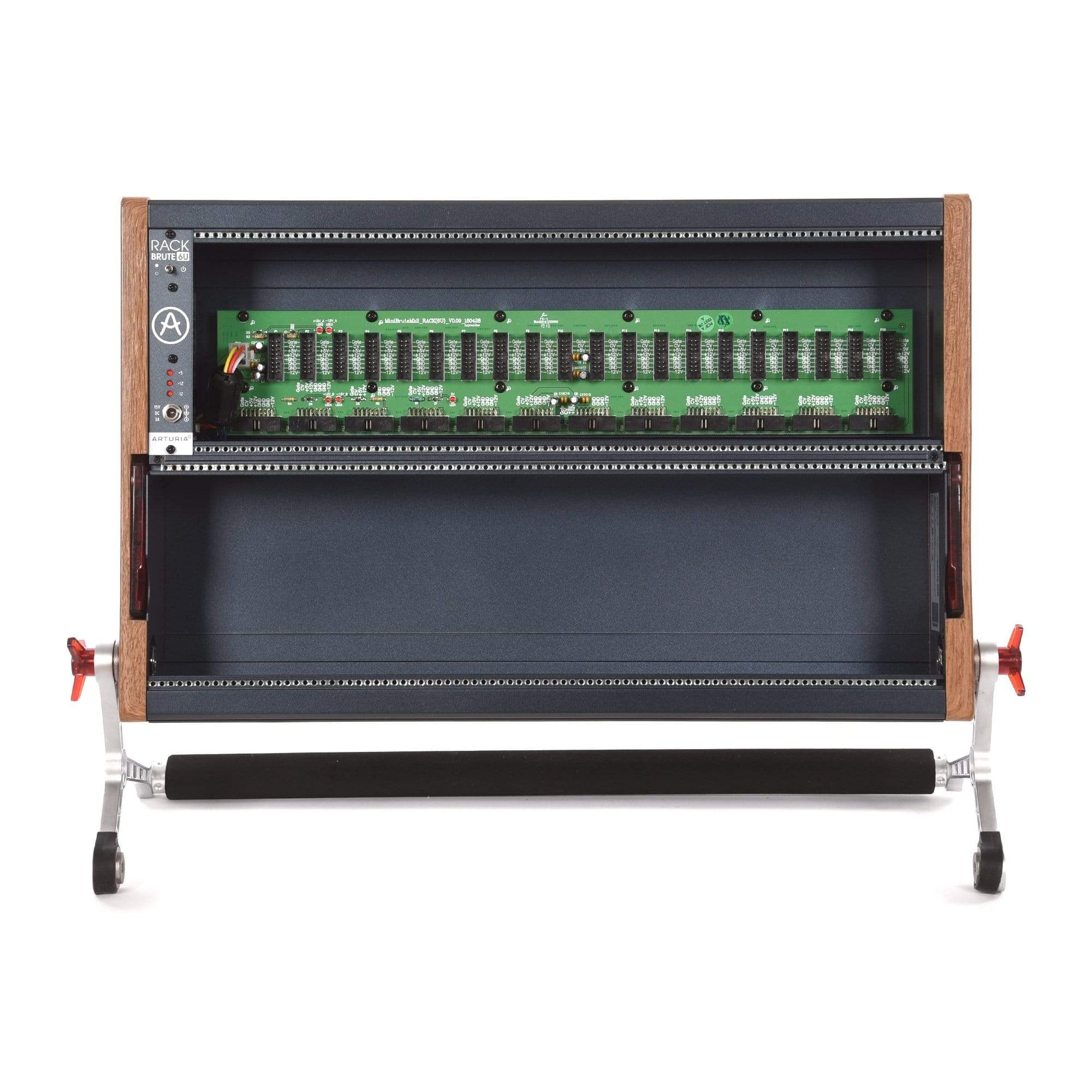 Arturia RackBrute 6U Eurorack Case Nero - Alimentatore Incluso, 176HP Per Il Tuo Sintetizzatore Modulare