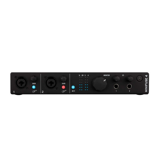 Arturia MiniFuse 4 Audio & MIDI Interface Black Pro Audio / Interfaces