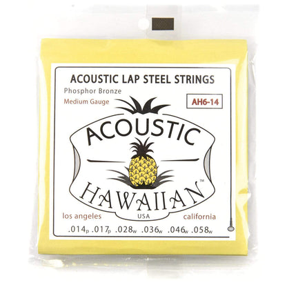 Asher Acoustic Hawaiian Lap Steel Strings Phosphor Bronze Medium 14-58 Accessories / Strings / Guitar Strings