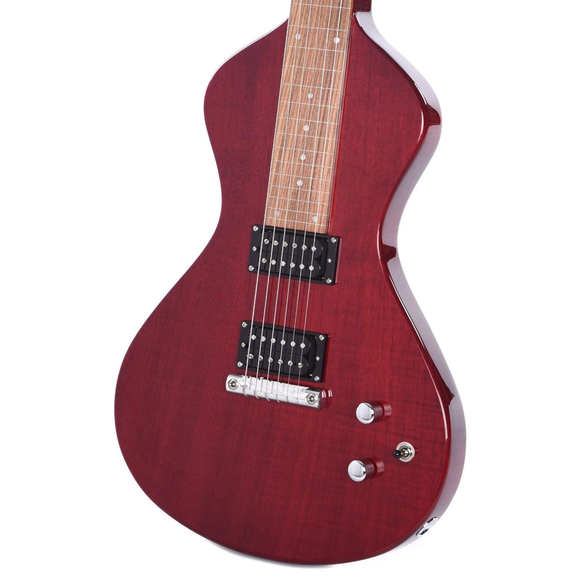 Asher Electro Hawaiian Junior Lap Steel Trans Cherry Electric Guitars / Lap Steel