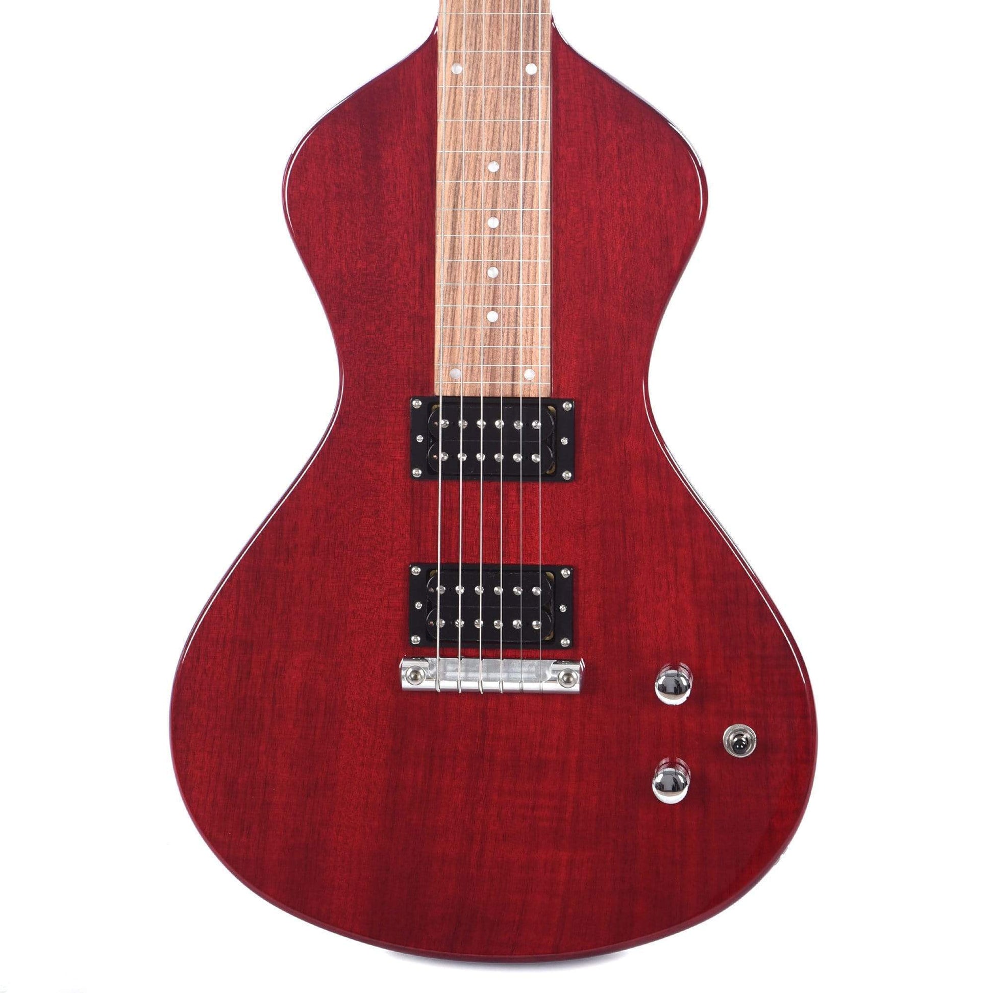 Asher Electro Hawaiian Junior Lap Steel Trans Cherry Electric Guitars / Lap Steel