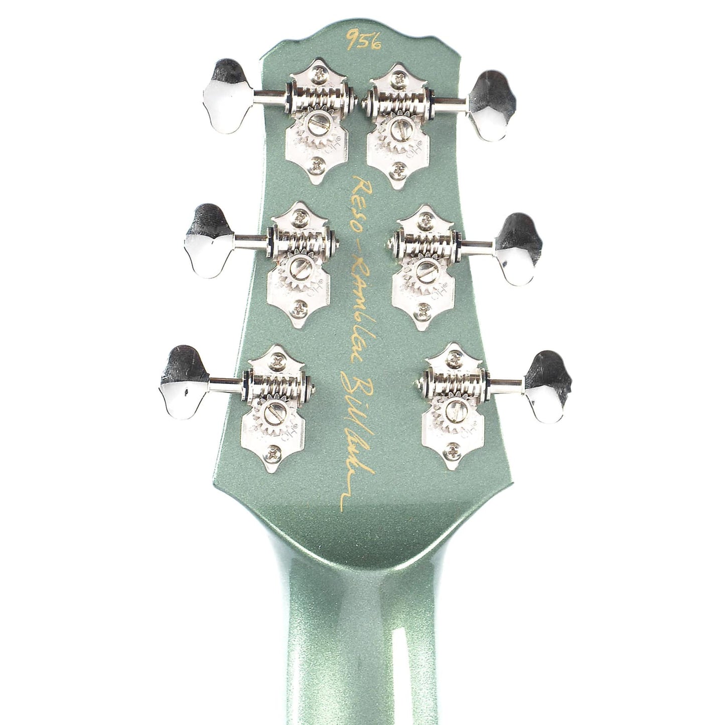 Asher Resosonic Rambler Metallic Green w/Lollar Gold Foil Electric Guitars / Semi-Hollow