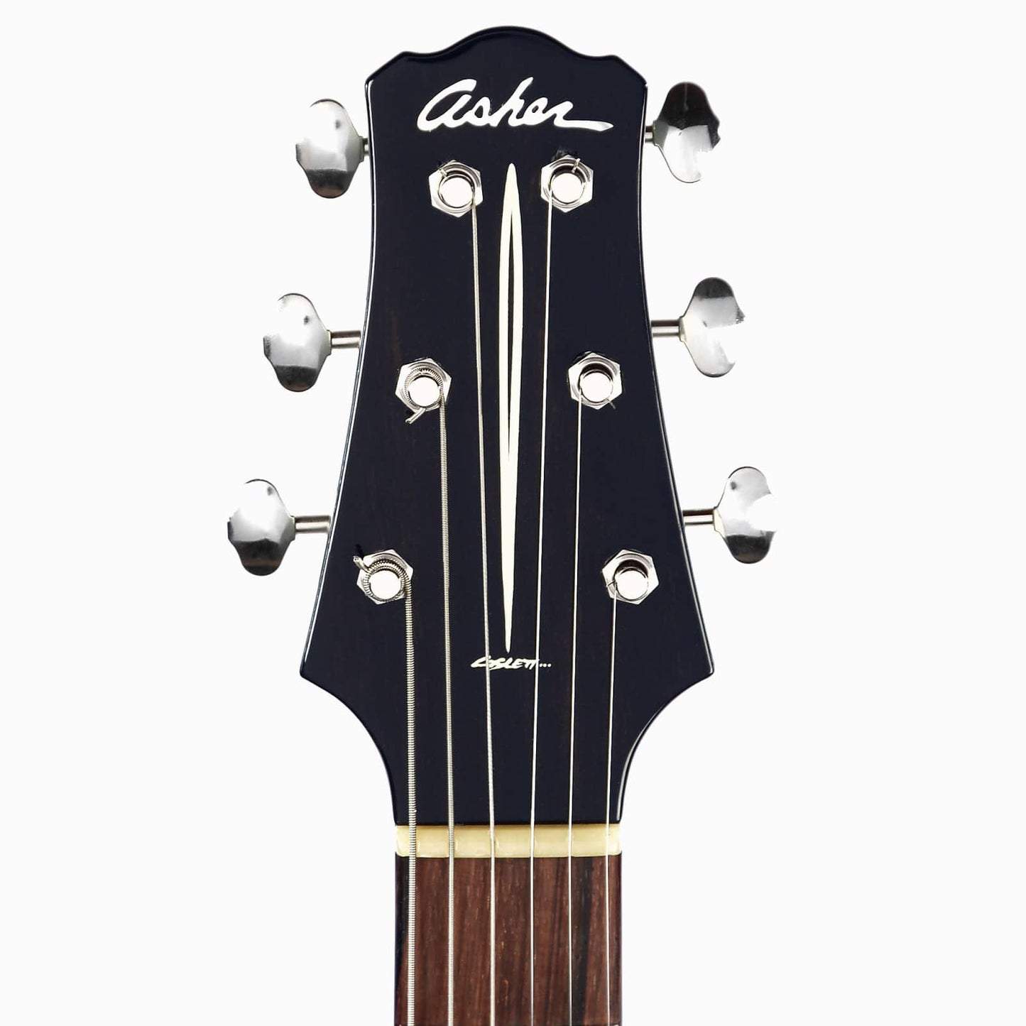 Asher Resosonic Rambler Metallic Green w/Lollar Gold Foil Electric Guitars / Semi-Hollow