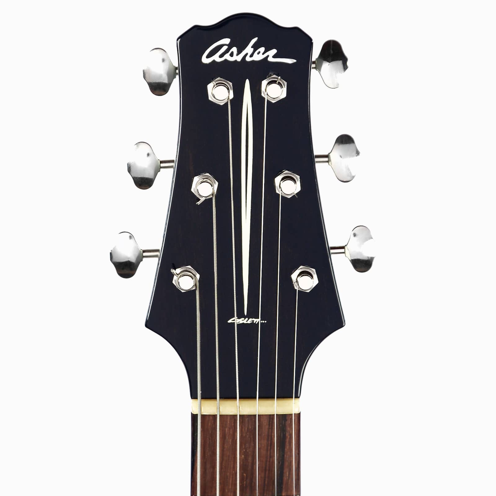 Asher Resosonic Rambler Metallic Green w/Lollar Gold Foil Electric Guitars / Semi-Hollow