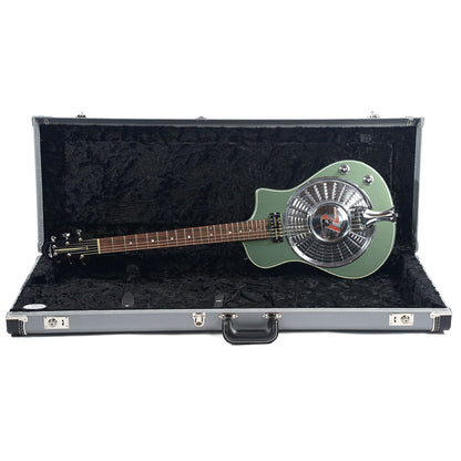 Asher Resosonic Rambler Metallic Green w/Lollar Gold Foil Electric Guitars / Semi-Hollow