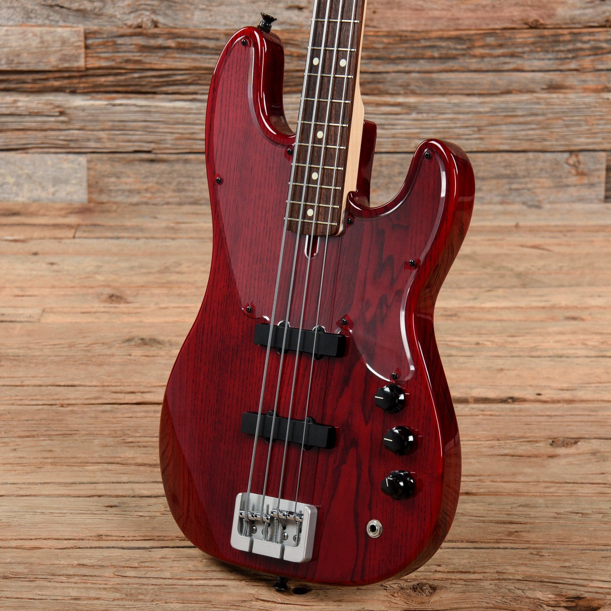 Atelier Z Guitar Works ZPO-4 Junior Trans Red Bass Guitars / Short Scale