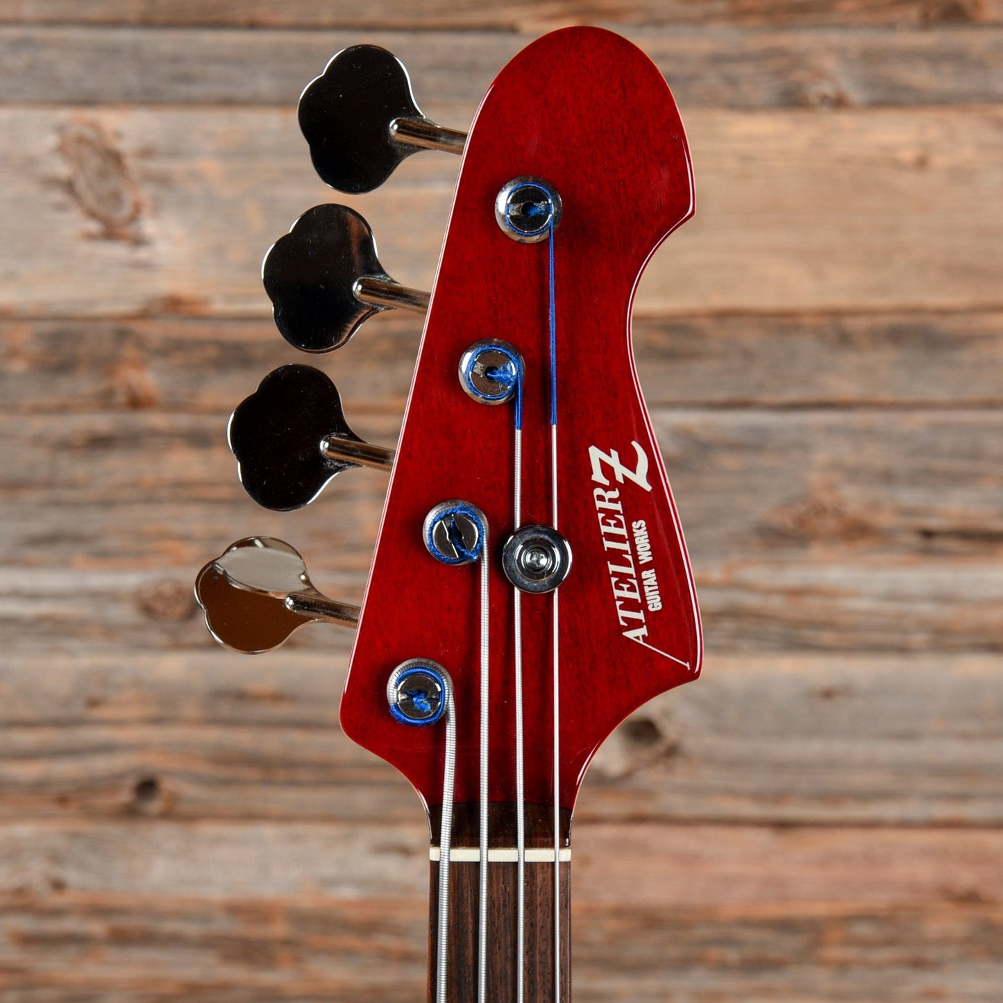 Atelier Z Guitar Works ZPO-4 Junior Trans Red Bass Guitars / Short Scale
