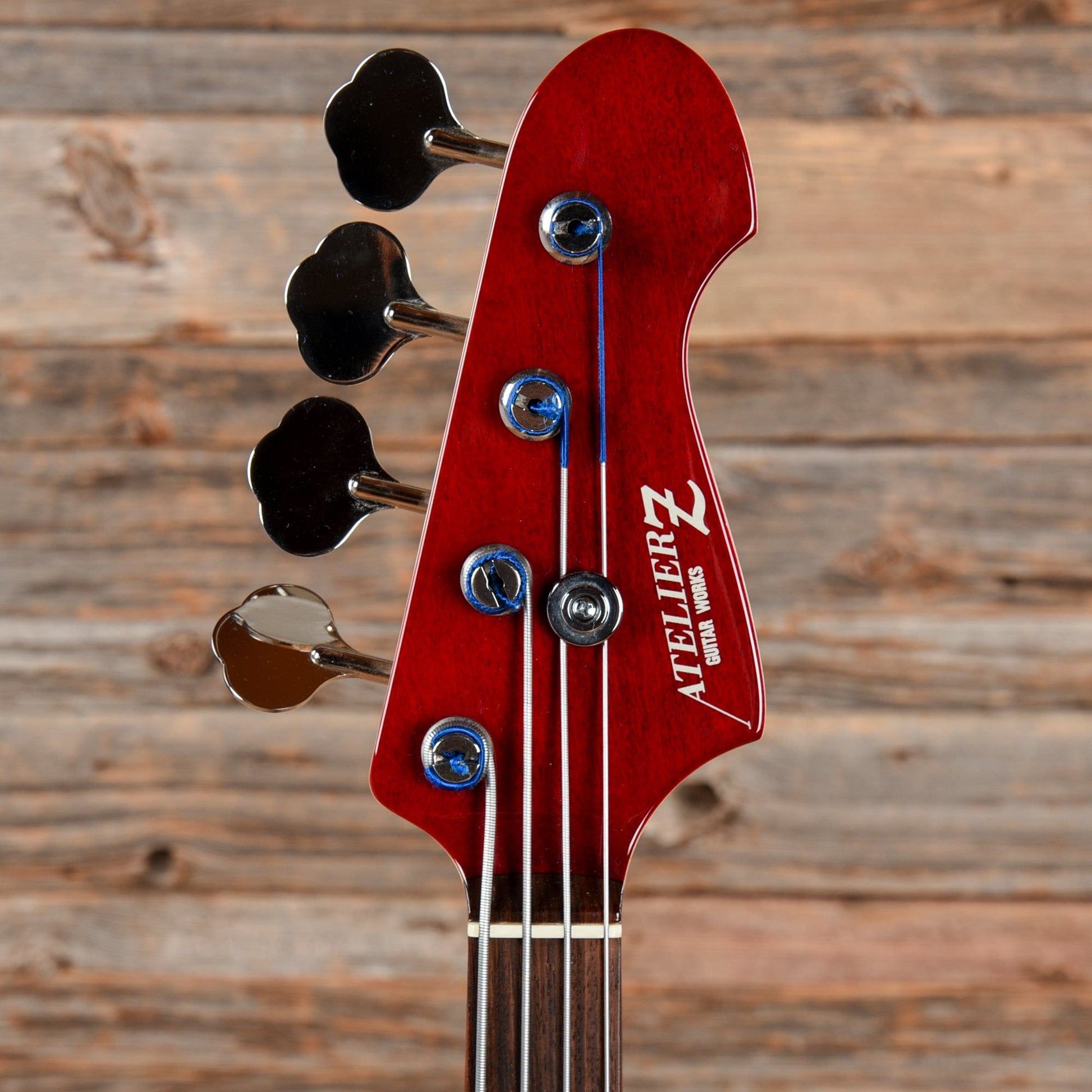 Atelier Z Guitar Works ZPO-4 Junior Trans Red Bass Guitars / Short Scale