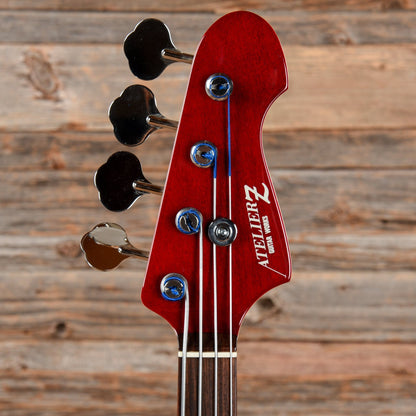 Atelier Z Guitar Works ZPO-4 Junior Trans Red Bass Guitars / Short Scale