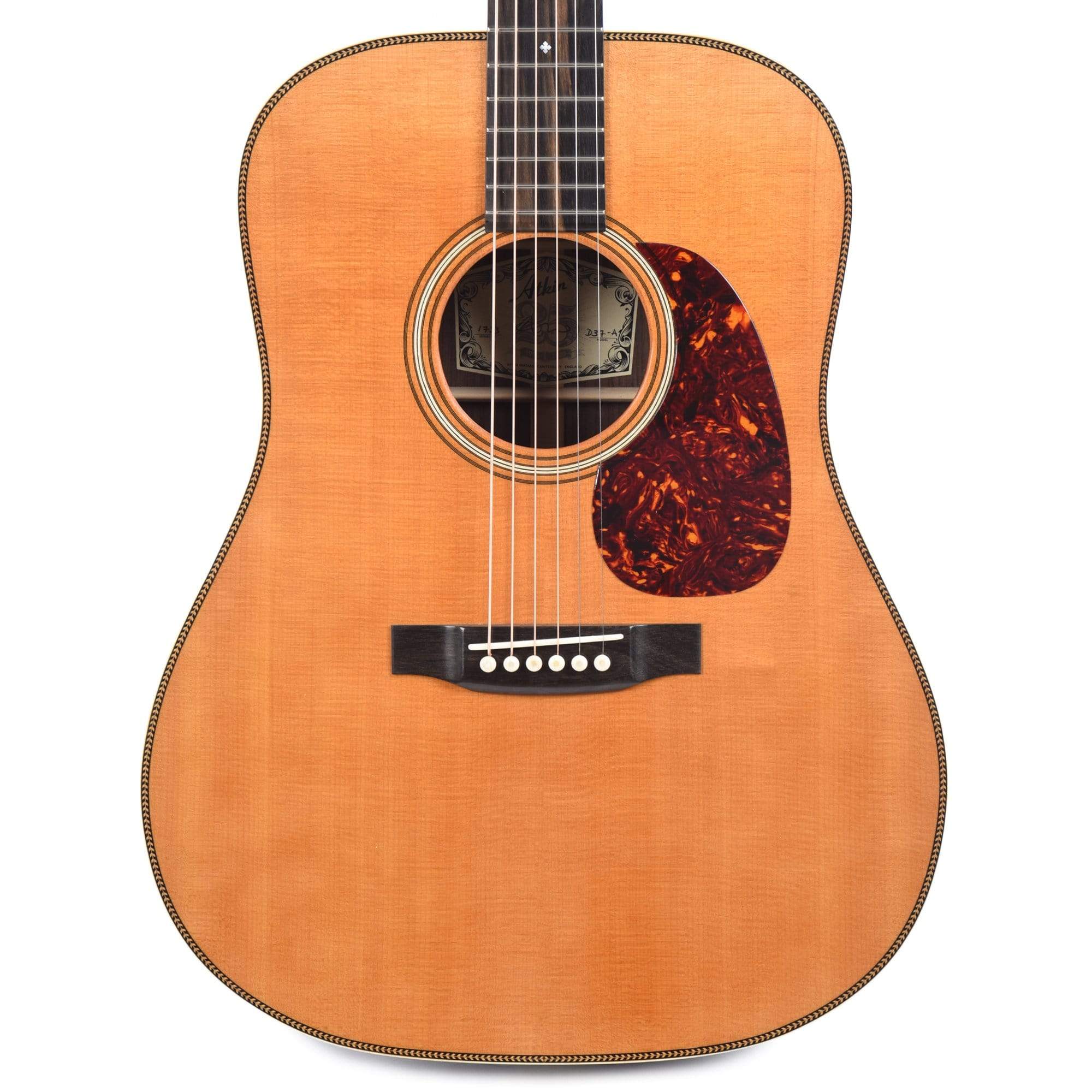 Atkin D37 Aged Baked Sitka/Rosewood Natural Acoustic Guitars / Dreadnought