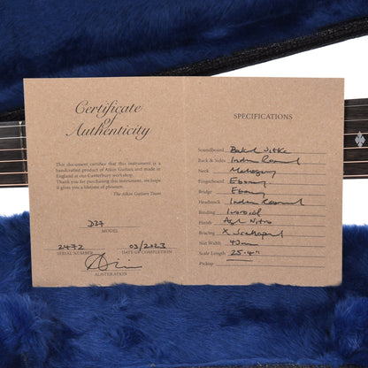 Atkin D37 Aged Baked Sitka/Rosewood Natural Acoustic Guitars / Dreadnought