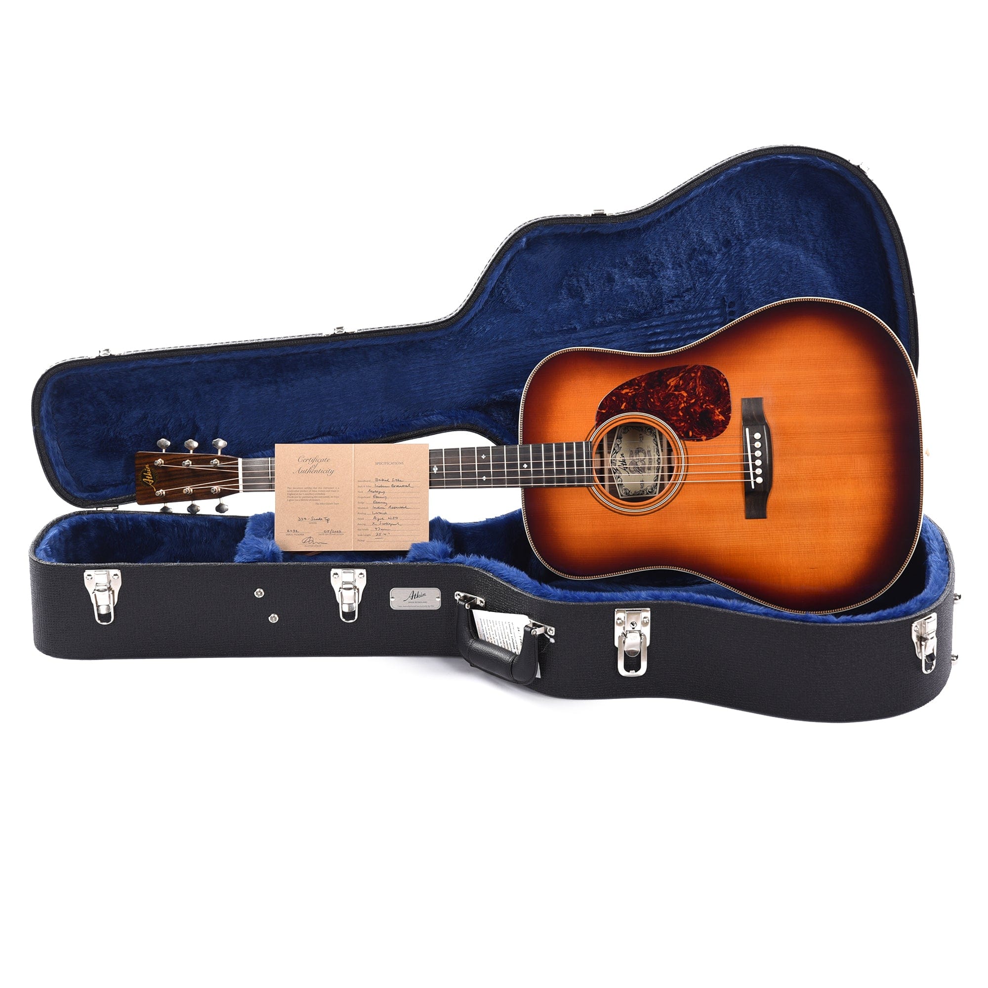 Atkin D37 Aged Baked Sitka/Rosewood Sunburst Acoustic Guitars / Dreadnought