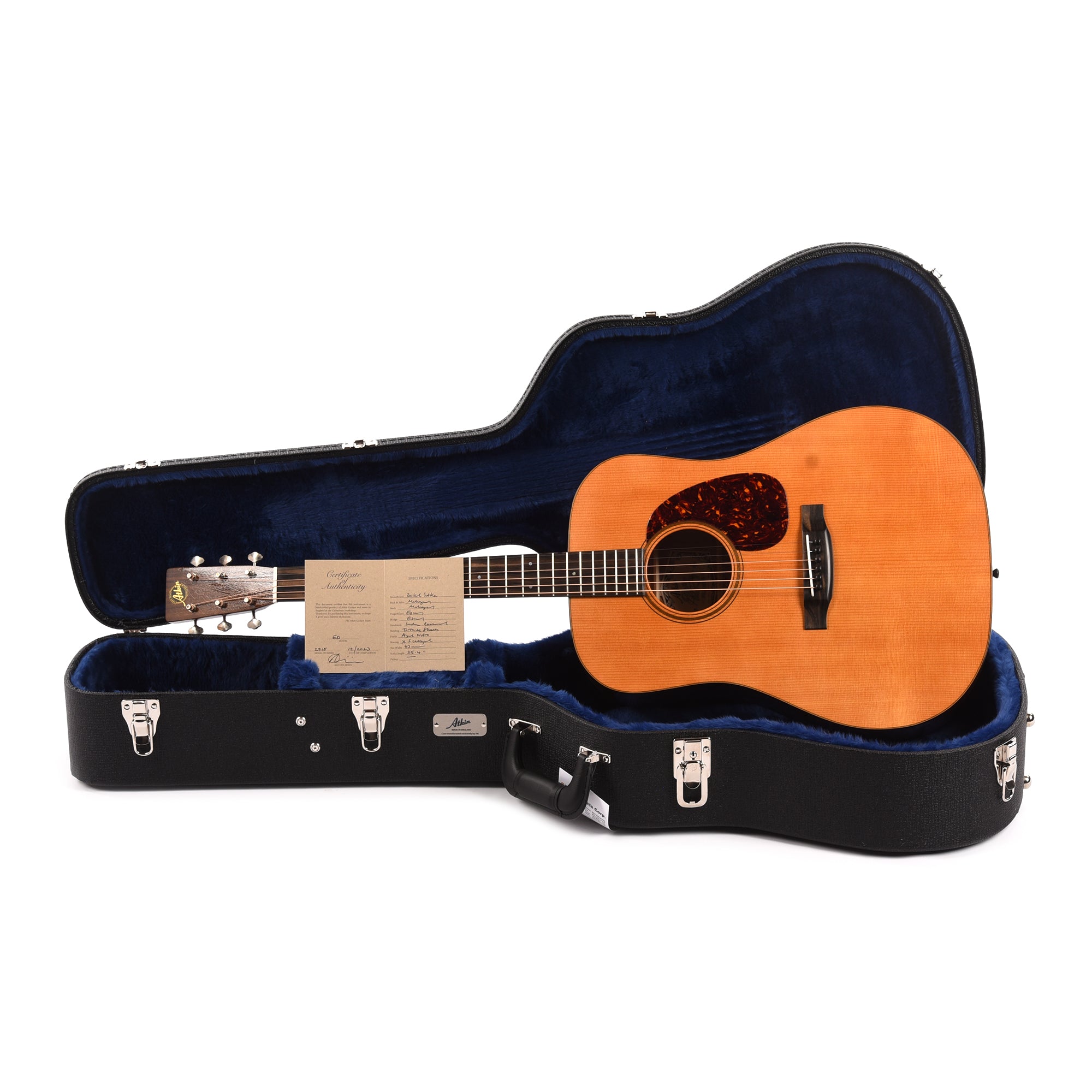 Atkin Essential D Baked Sitka/Mahogany Aged Natural Acoustic Guitars / Dreadnought