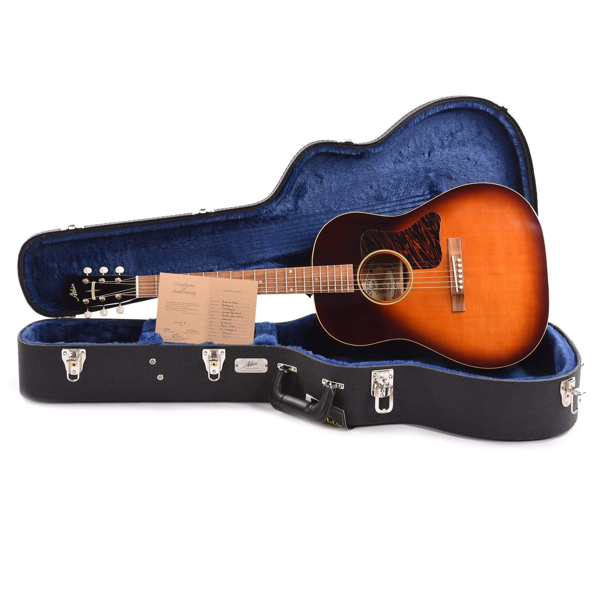 Atkin The Nineteen Aged Baked Sitka/Mahogany Sunburst Acoustic Guitars / Dreadnought