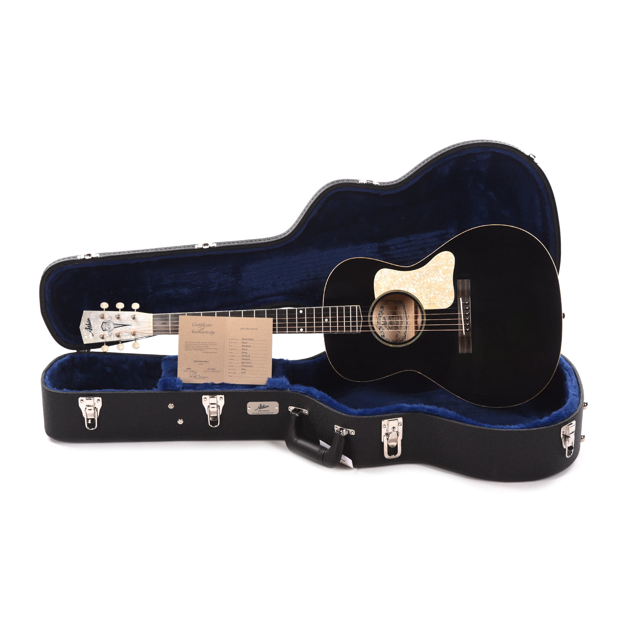 Atkin The Thirty Six Aged Black Pearl Baked Sitka/Maple Acoustic Guitars / Dreadnought