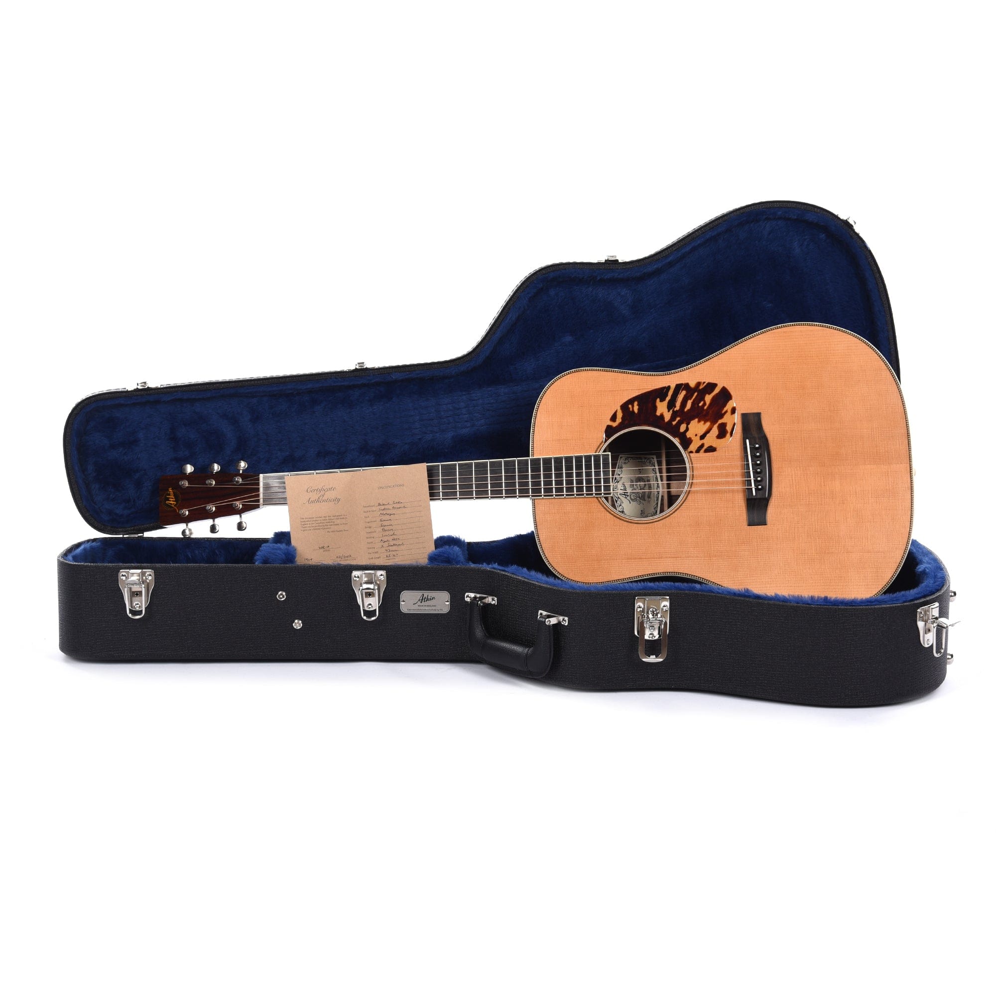 Atkin The White Rice Aged Baked Sitka/Rosewood Natural Acoustic Guitars / Dreadnought