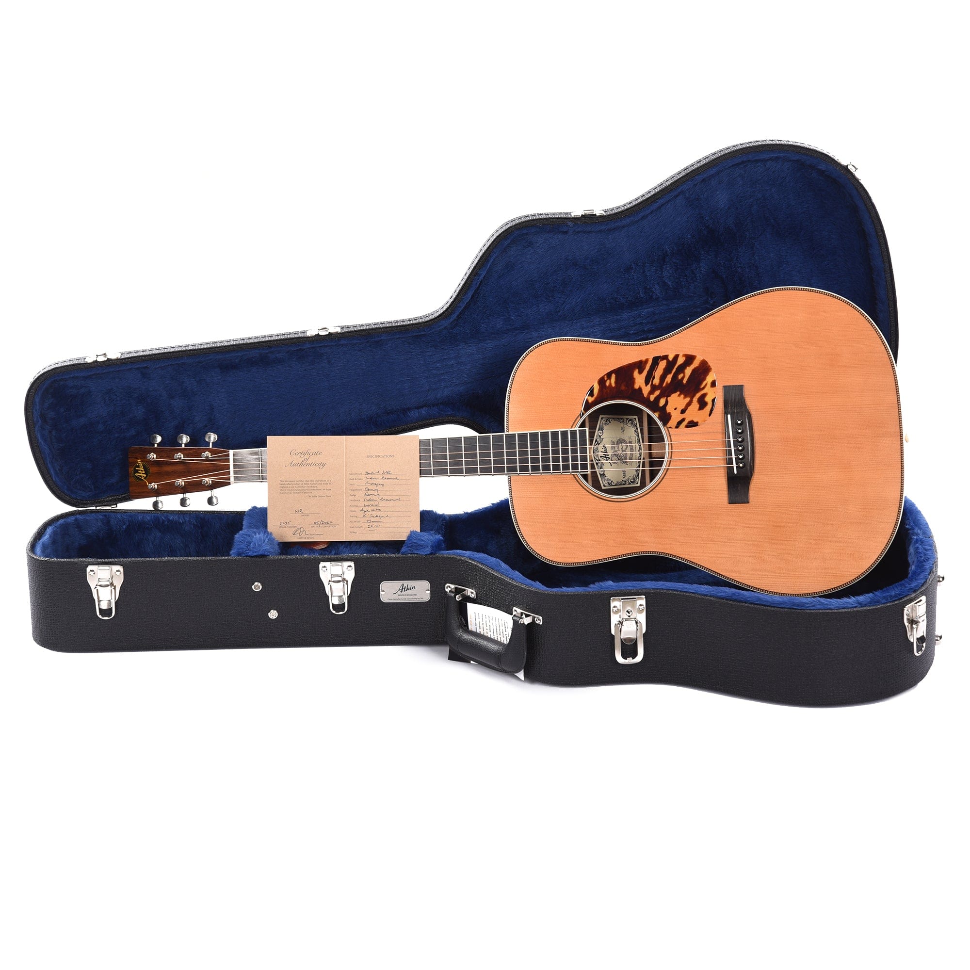 Atkin The White Rice Aged Baked Sitka/Rosewood Natural Acoustic Guitars / Dreadnought