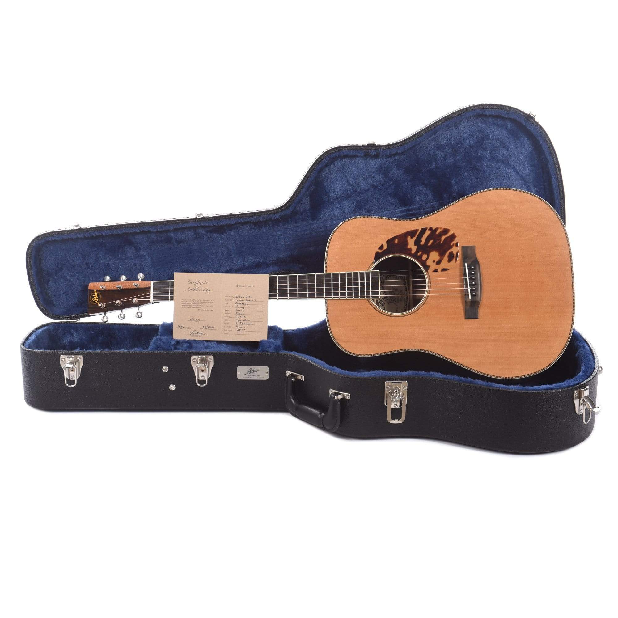 Atkin The White Rice Torrified Sitka/Rosewood Aged Natural Acoustic Guitars / Dreadnought