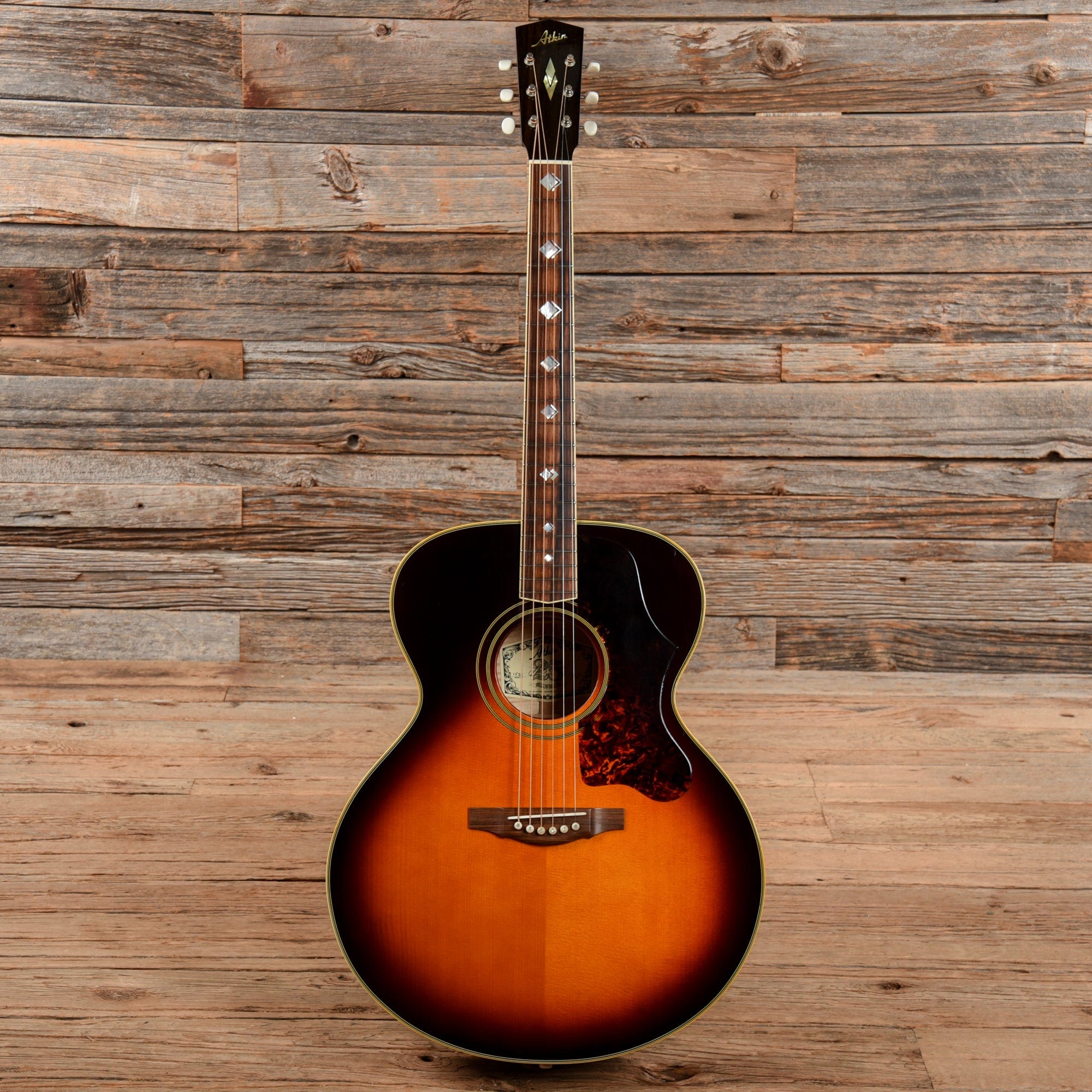 Atkin The AJ Jumbo Aged Baked Sitka/Flamed Maple Sunburst 2021 Acoustic Guitars / Jumbo