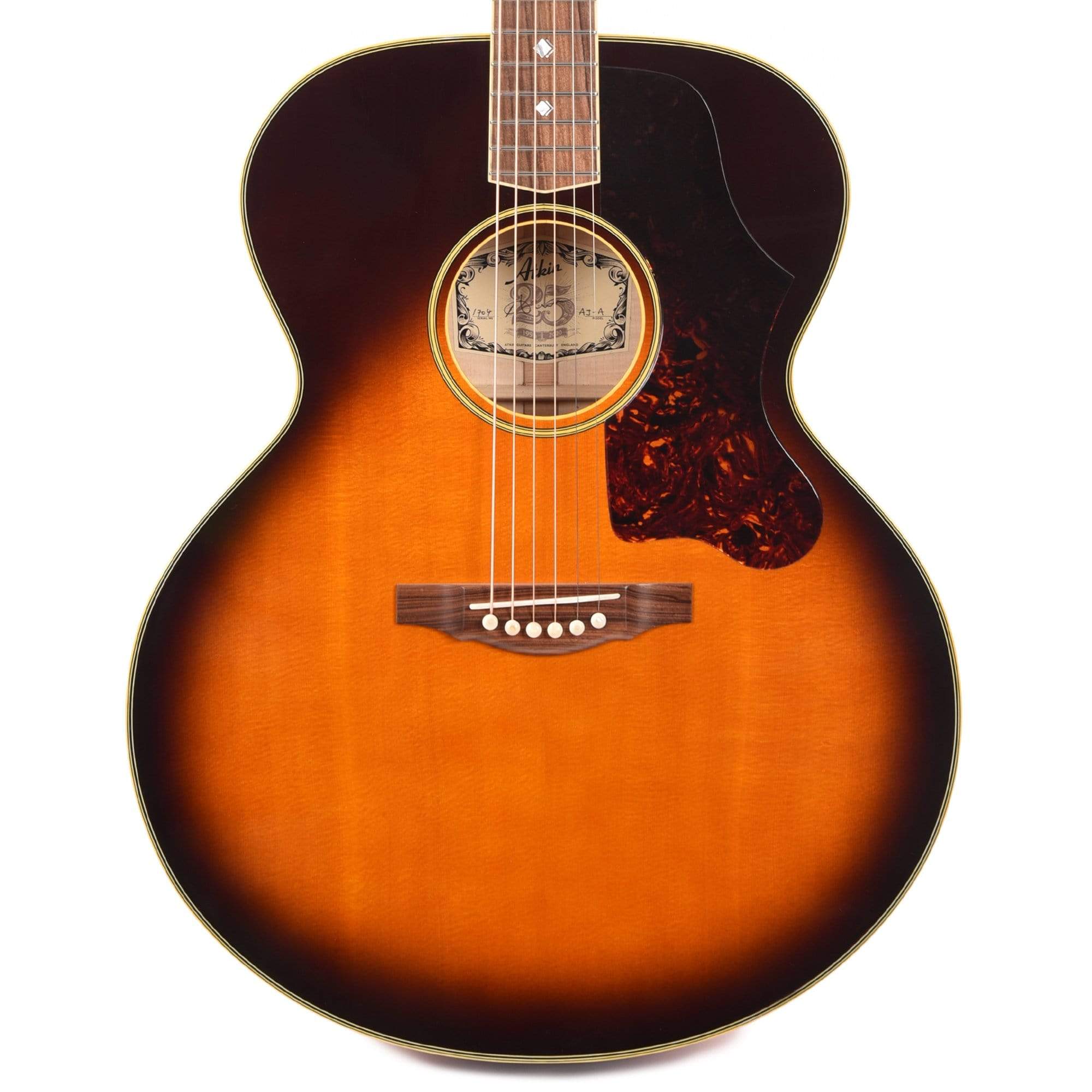 Atkin The AJ Jumbo Aged Baked Sitka/Flamed Maple Sunburst Acoustic Guitars / Jumbo