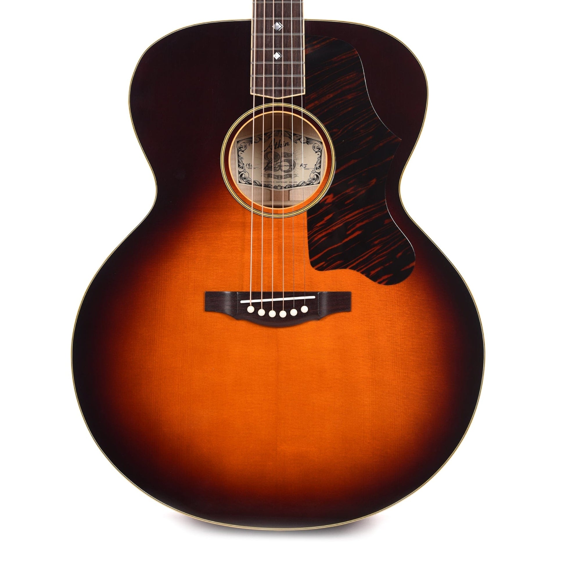 Atkin The AJ Jumbo Aged Baked Sitka/Flamed Maple Sunburst Acoustic Guitars / Jumbo