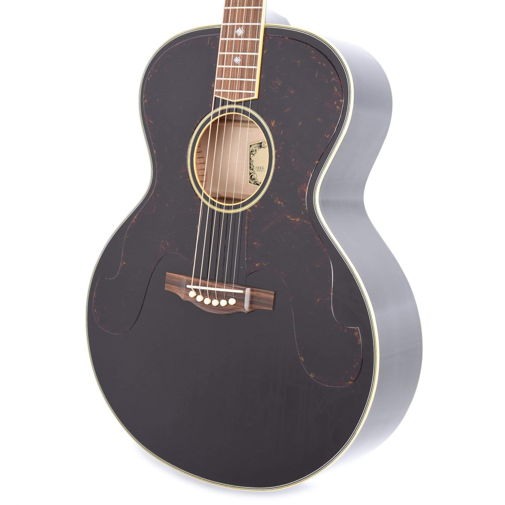 Atkin The ASJ Small Jumbo Aged Baked Sitka/Mahogany Black Acoustic Guitars / Jumbo