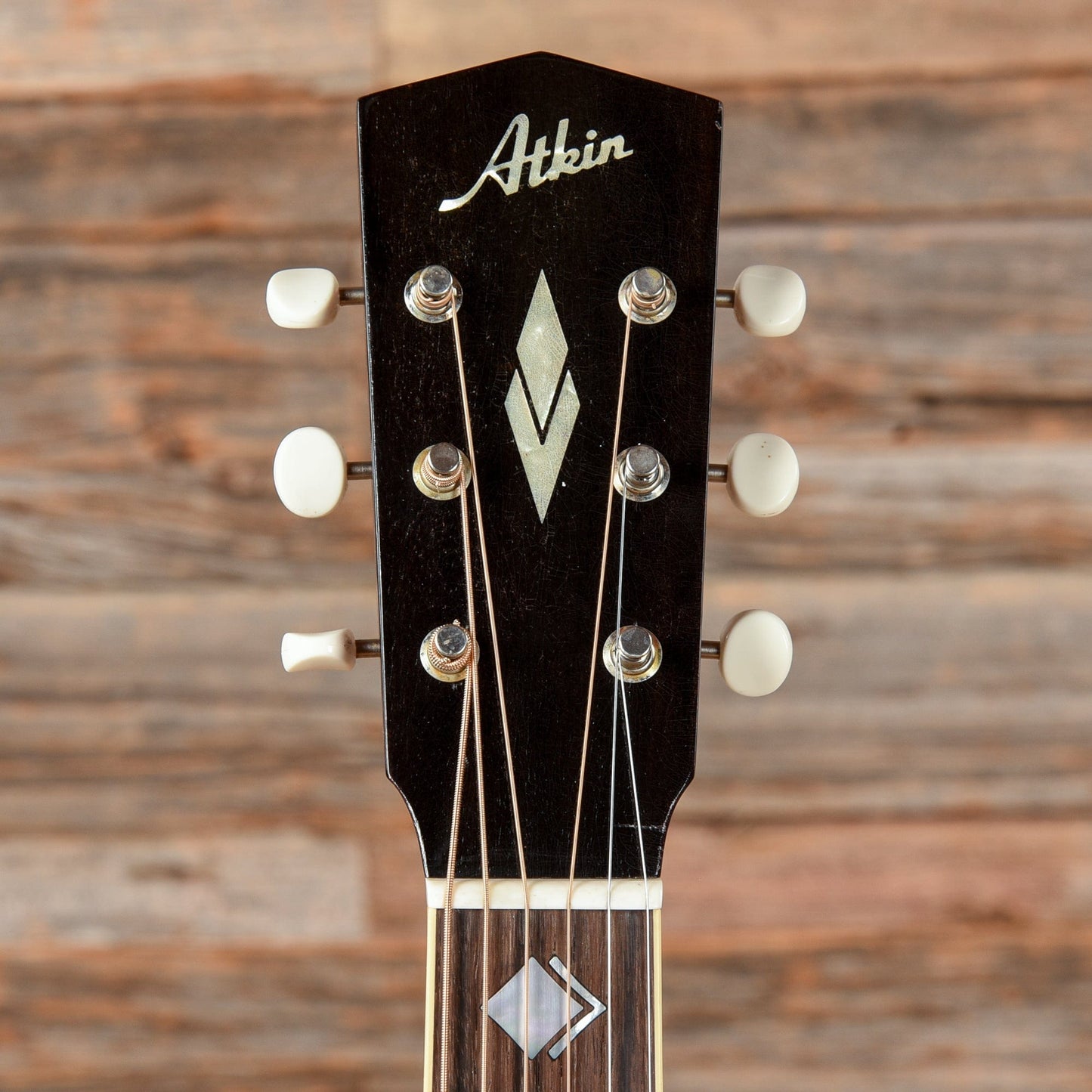 Atkin The ASJ Small Jumbo Aged Baked Sitka/Mahogany Natural w/Cherry Back & No Pickguard Acoustic Guitars / Jumbo