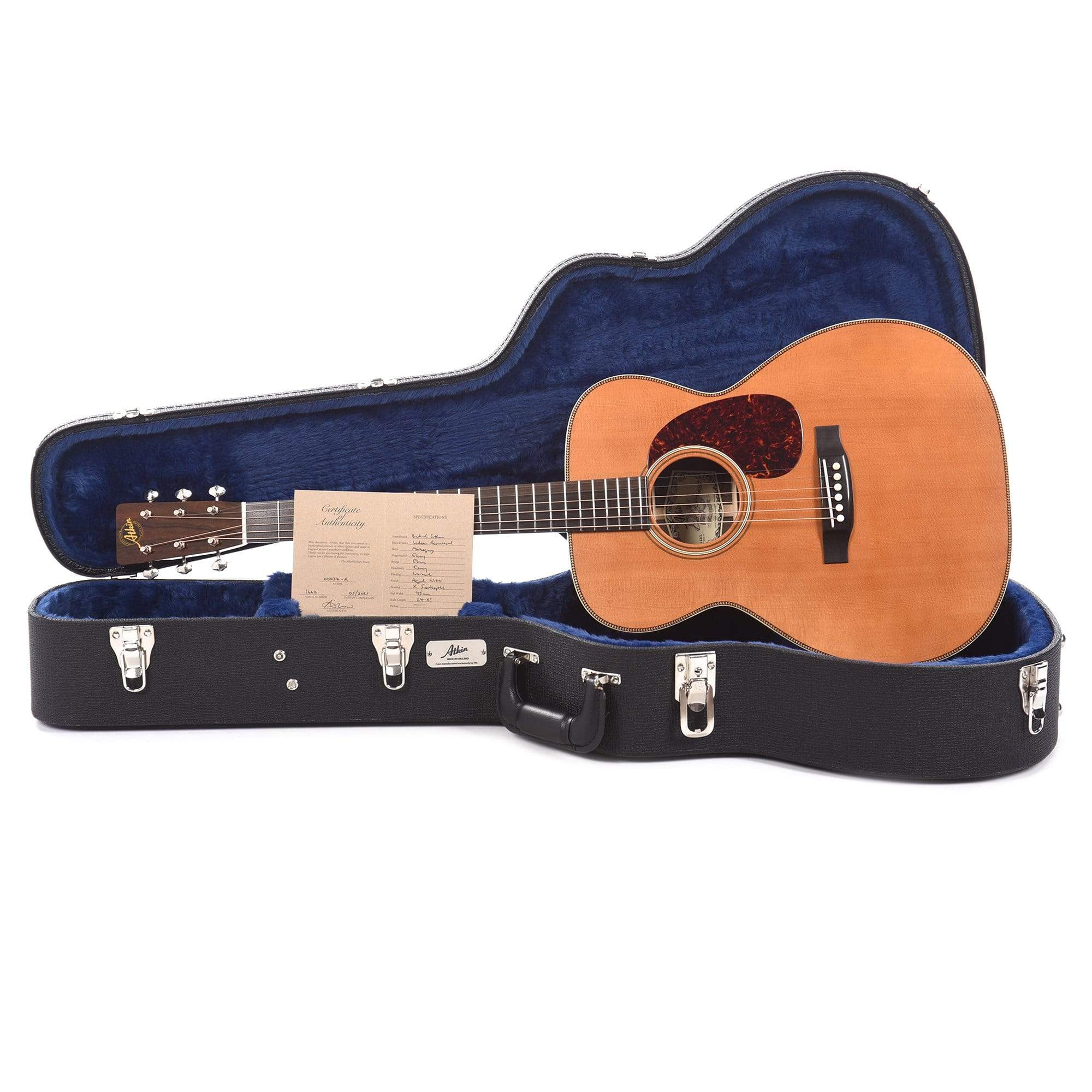 Atkin 00037 Aged Baked Sitka/Rosewood Natural Acoustic Guitars / OM and Auditorium