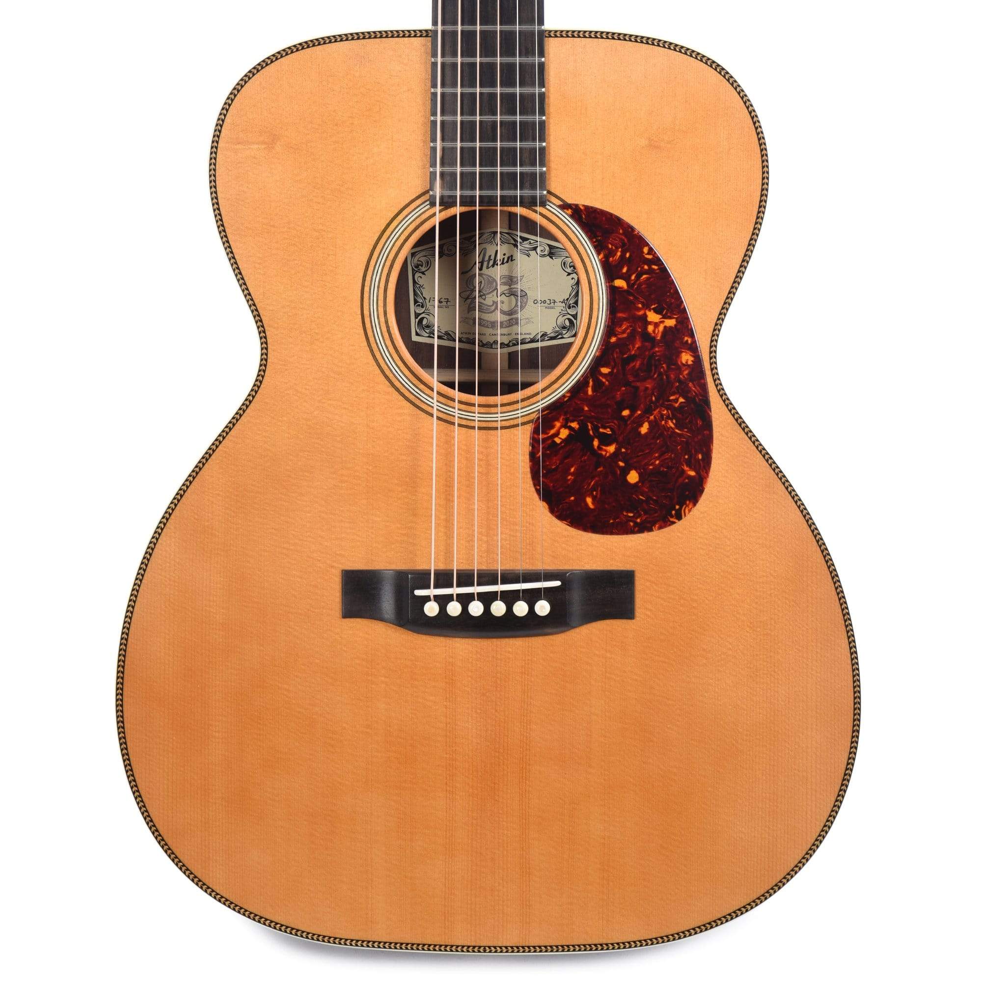 Atkin 00037 Aged Baked Sitka/Rosewood Natural Acoustic Guitars / OM and Auditorium