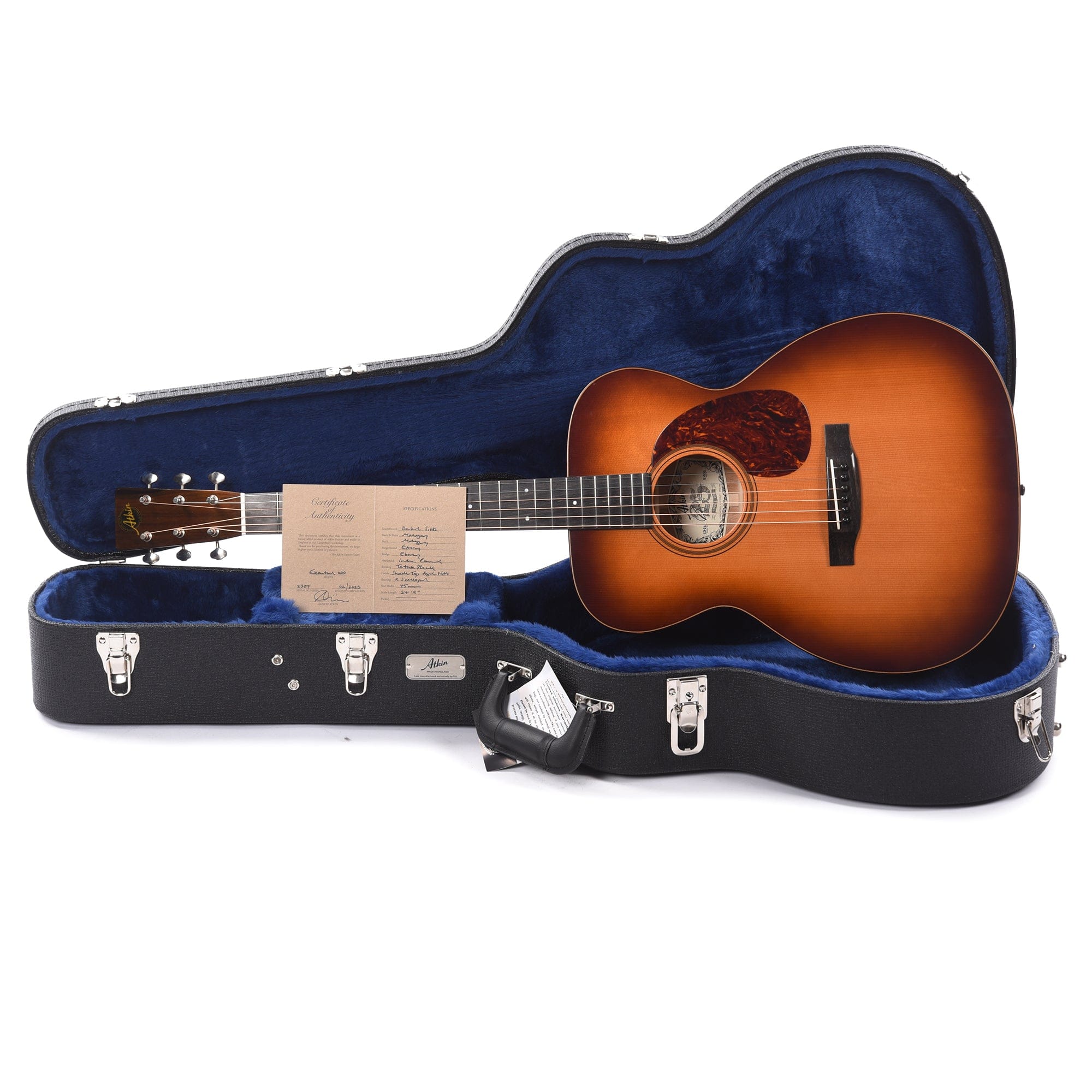 Atkin Essential 000 Aged Baked Sitka/Mahogany Sunburst Acoustic Guitars / OM and Auditorium