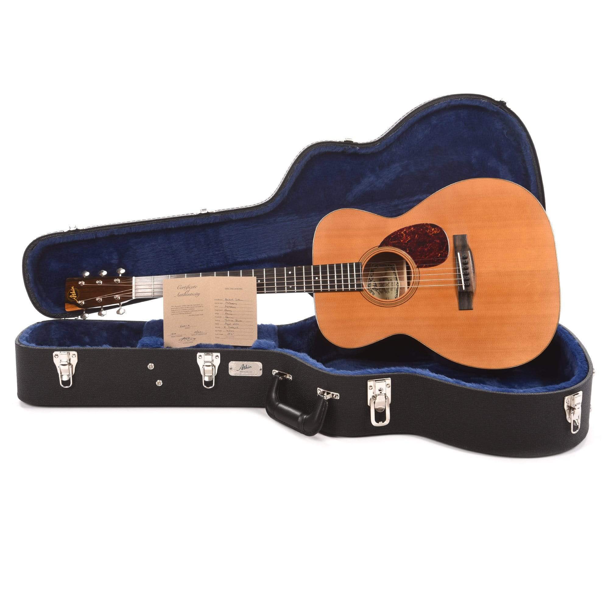 Atkin Essential OM Aged Baked Sitka/Mahogany Natural Acoustic Guitars / OM and Auditorium