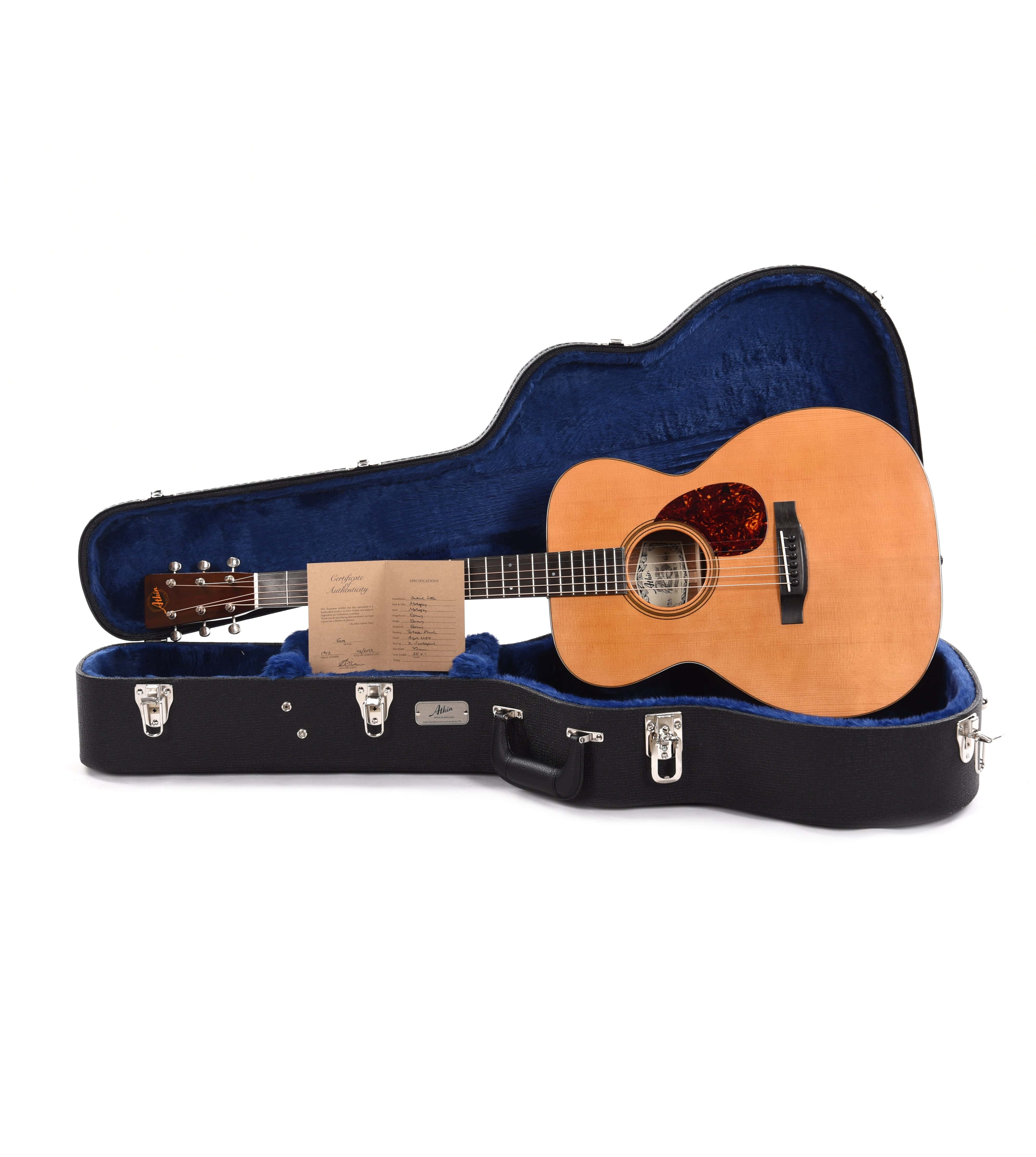 Atkin Essential OM Aged Baked Sitka/Mahogany Natural Acoustic Guitars / OM and Auditorium