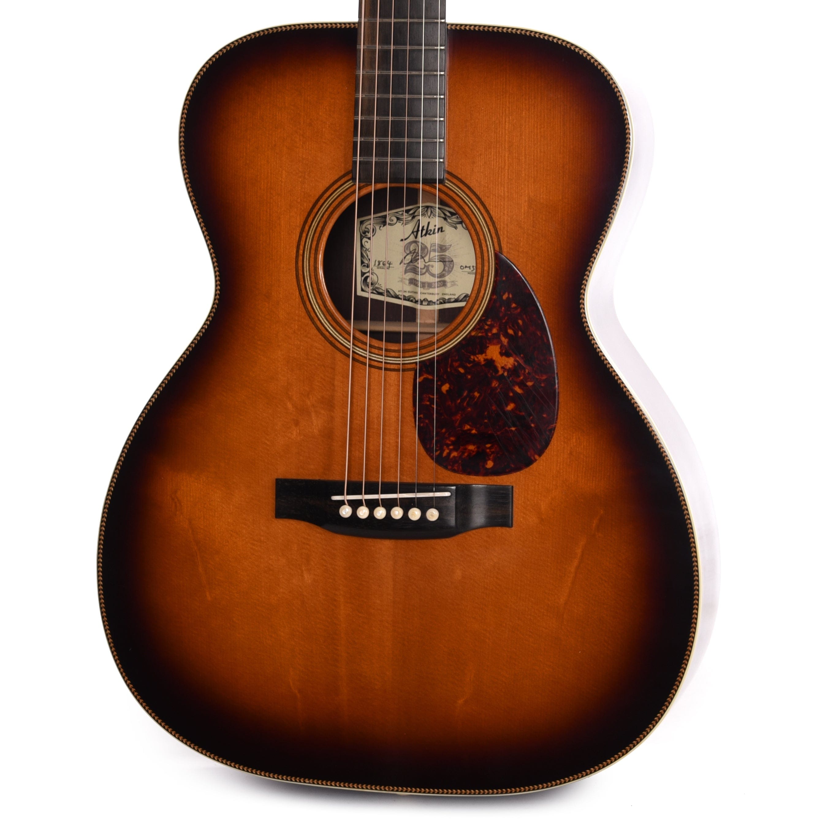 Atkin OM37 Aged Baked Sitka/Rosewood Sunburst Acoustic Guitars / OM and Auditorium