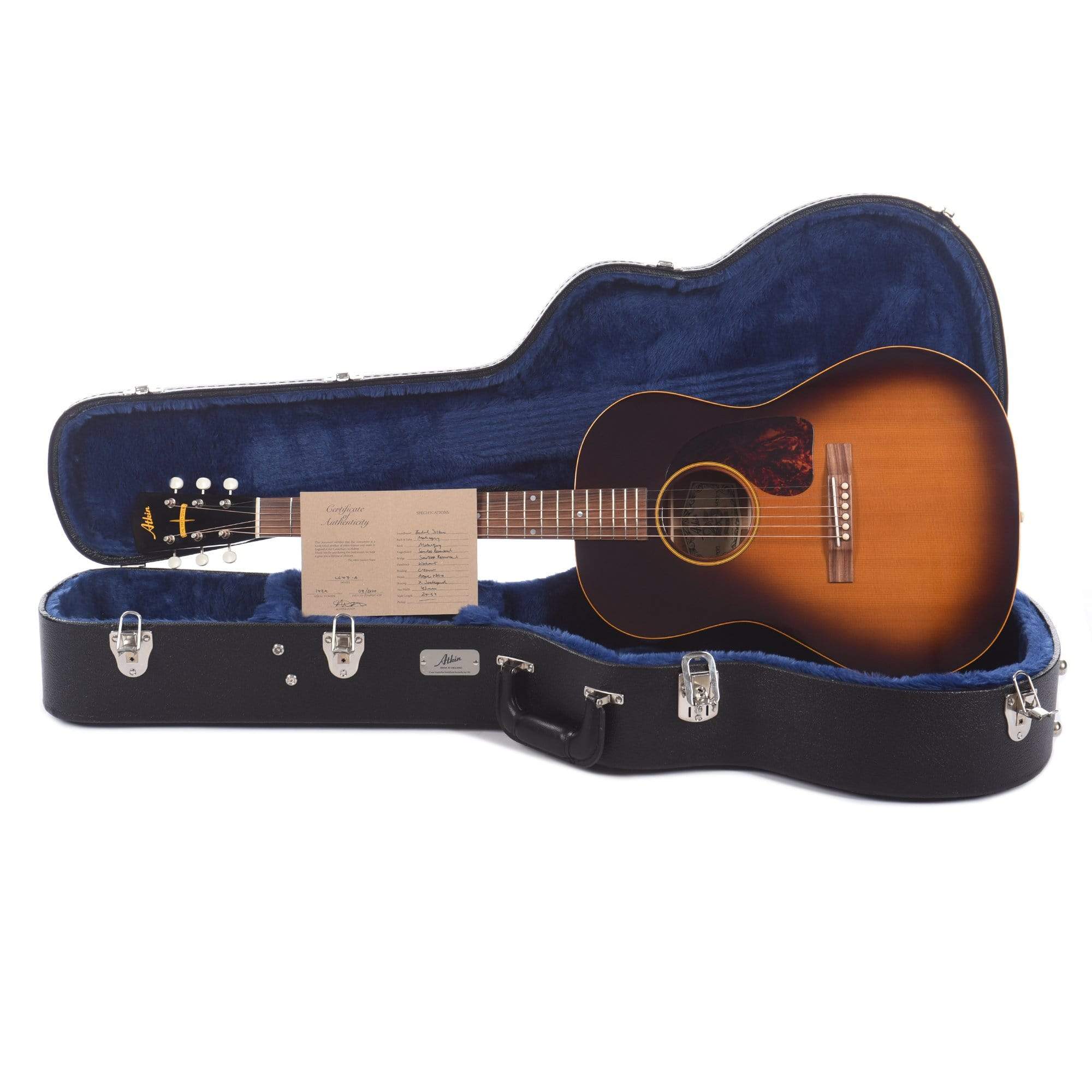 Atkin The Forty Seven Baked Sitka/Mahogany Aged Sunburst Acoustic Guitars / OM and Auditorium