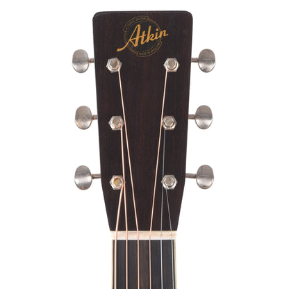 Atkin The White Rice Aged Baked Sitka/Rosewood Black Top Acoustic Guitars / OM and Auditorium
