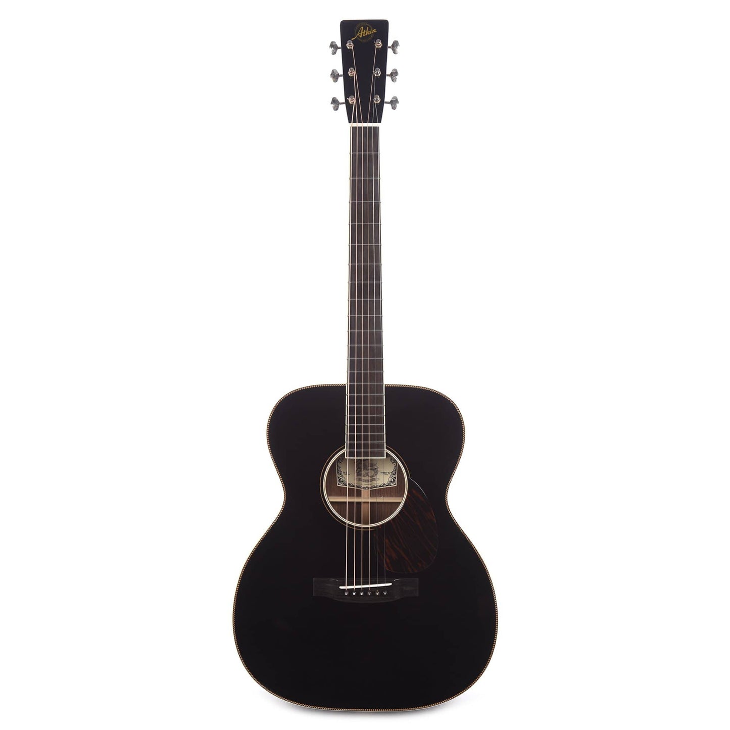 Atkin The White Rice OM Aged Torrified Sitka/Rosewood Black Top Acoustic Guitars / OM and Auditorium