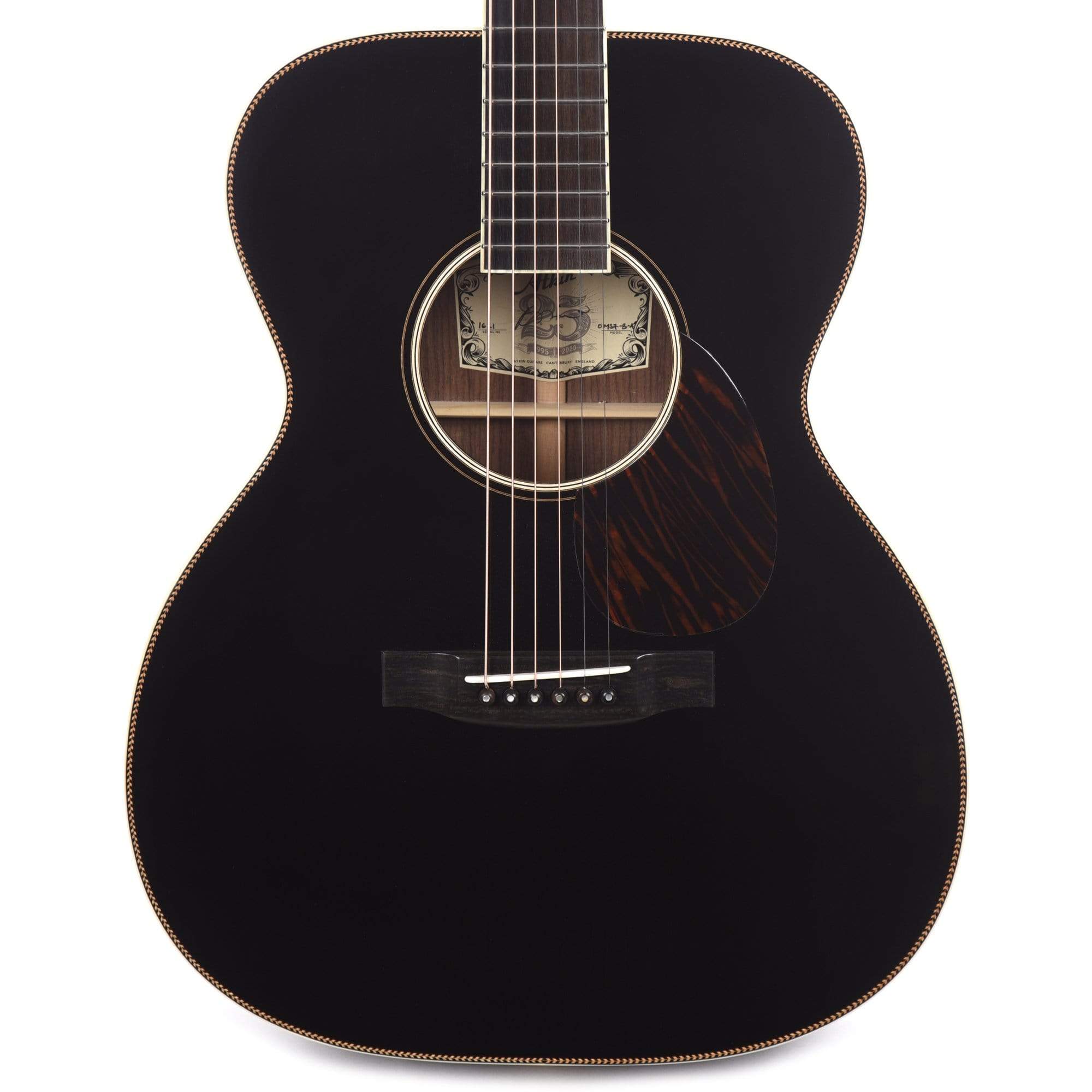 Atkin The White Rice OM Aged Torrified Sitka/Rosewood Black Top Acoustic Guitars / OM and Auditorium