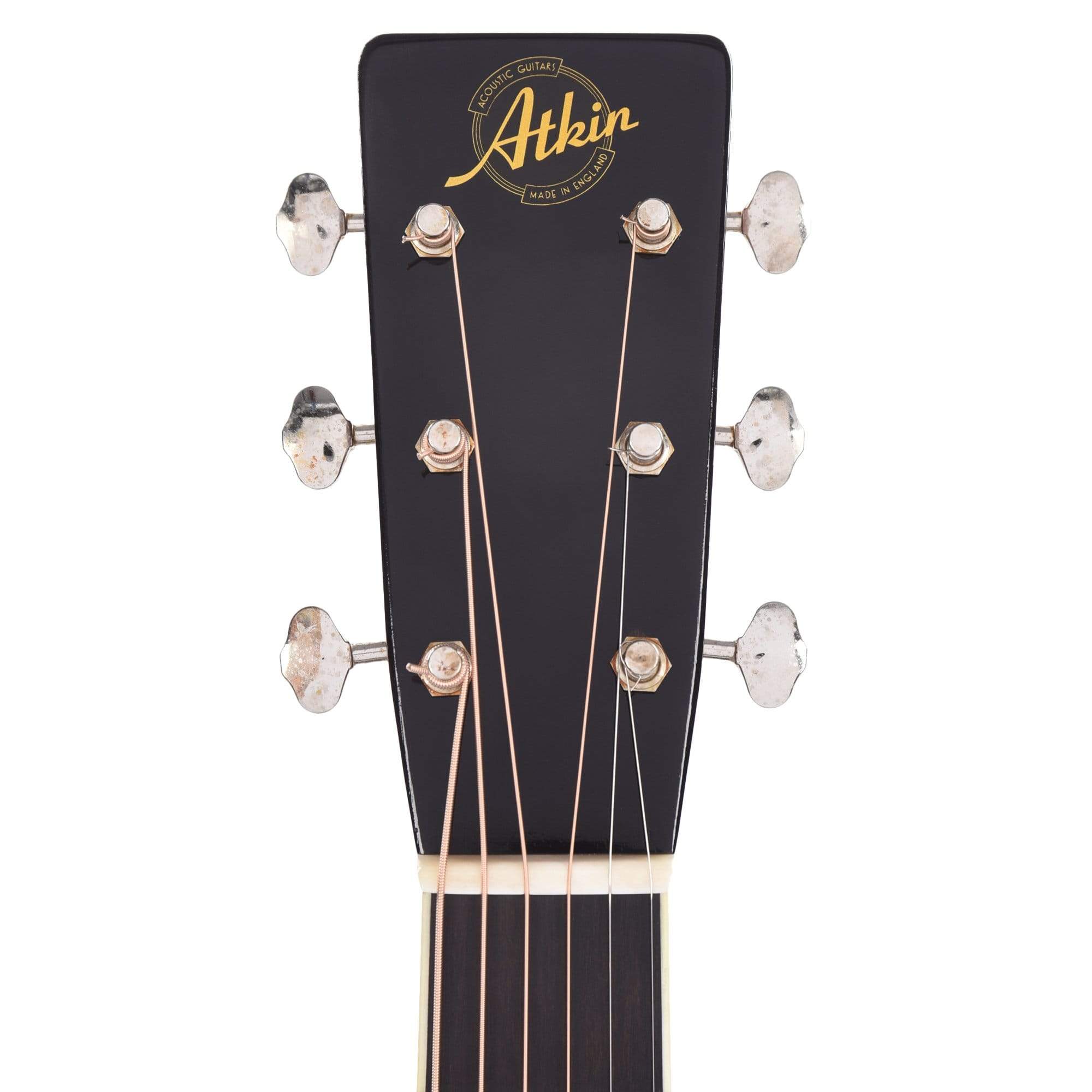 Atkin The White Rice OM Aged Torrified Sitka/Rosewood Black Top Acoustic Guitars / OM and Auditorium