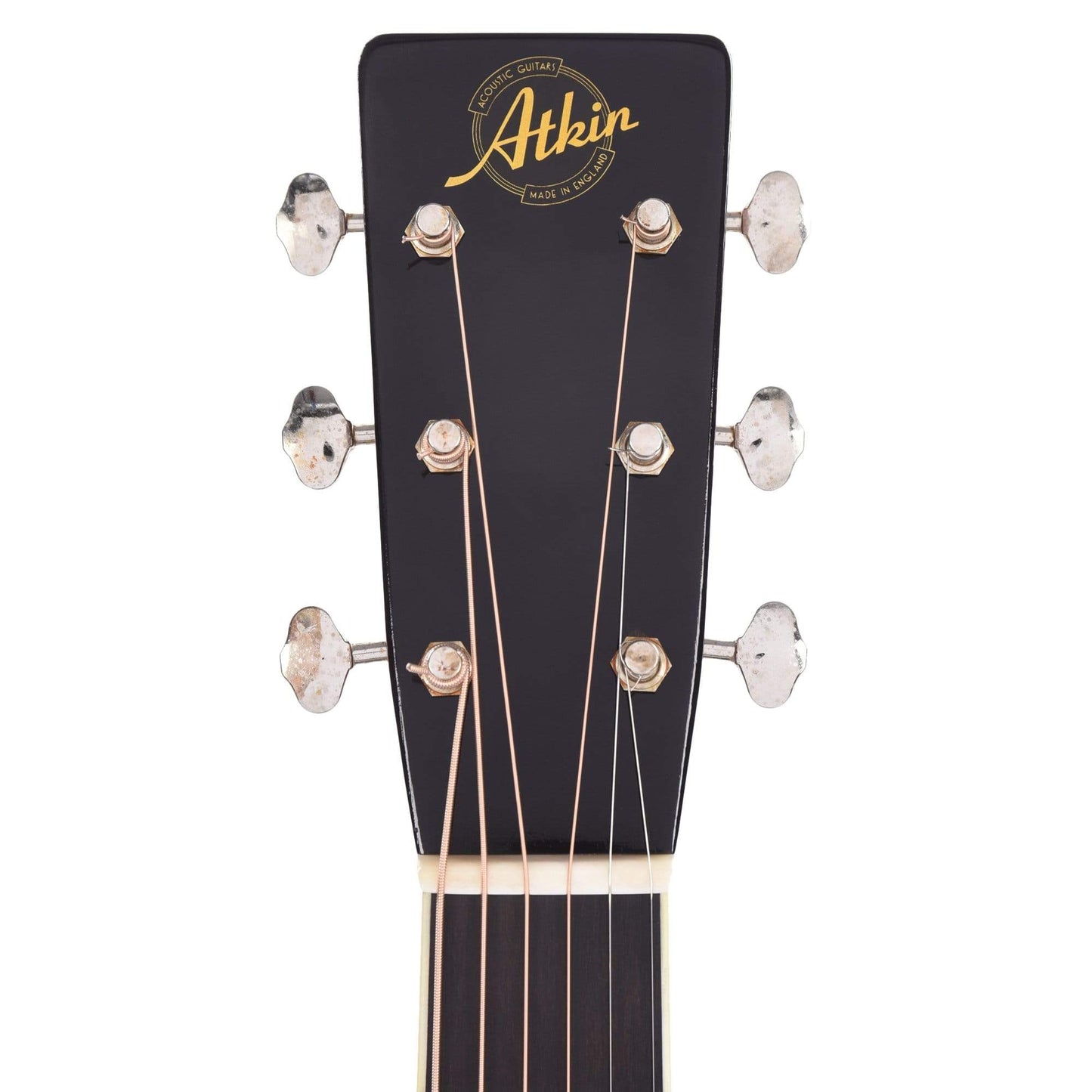 Atkin The White Rice OM Aged Torrified Sitka/Rosewood Black Top Acoustic Guitars / OM and Auditorium