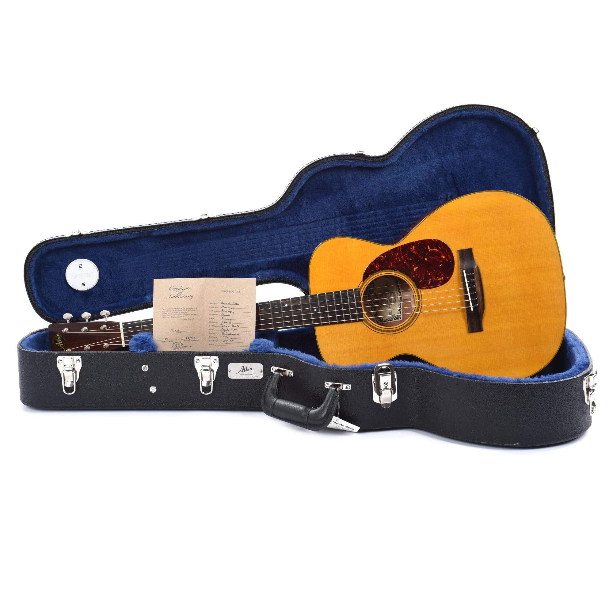 Atkin Essential 0 Aged Baked Sitka/Mahogany Natural Acoustic Guitars / Parlor